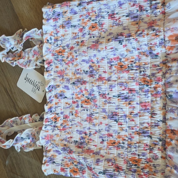 Speechless Multicolor Floral Kids Dress - Picture 3 of 5